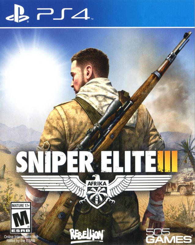Sniper Elite III box art for Playstation 4